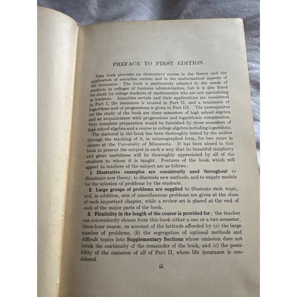 Mathematics Of Investment By Hart 1929 Revised Edition D.C. Heath & Co. Hardcove - Picture 4 of 16